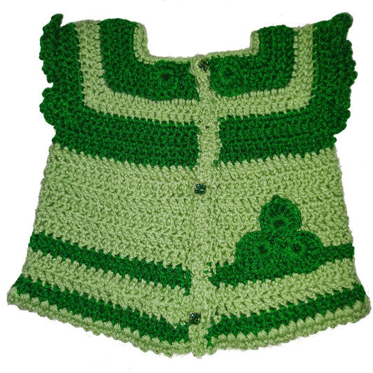 Imported Wool Crochet Sweater