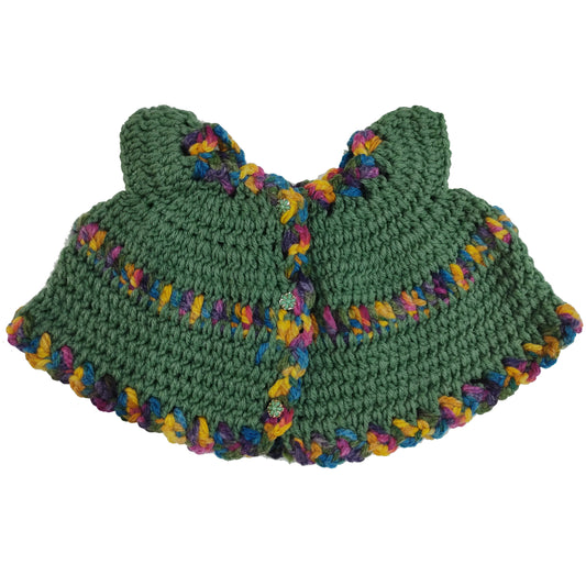 Imported Wool Multi Color Frock