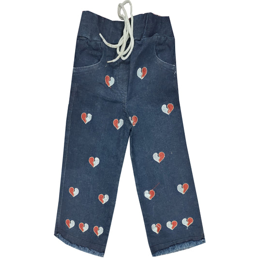 Love Drawstring Jeans Pant