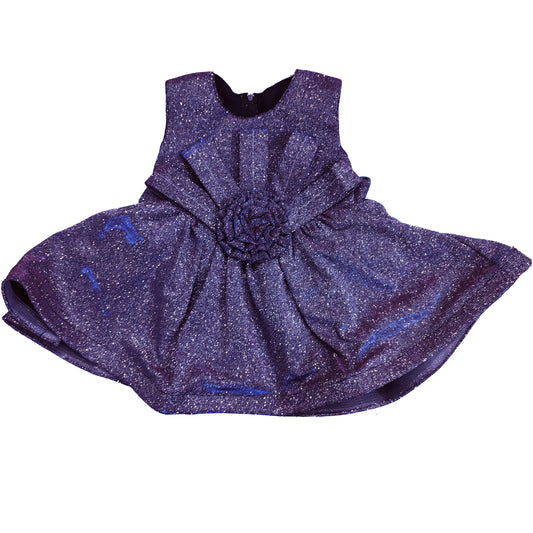 Purple Moonlight Frock with Sleeve and Pajama
