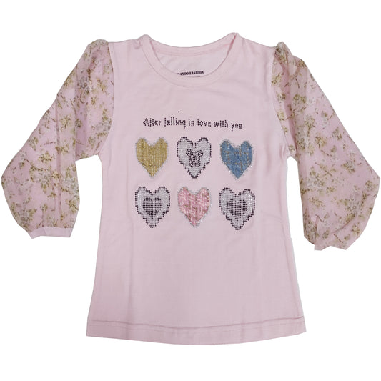 Fancy Chiffon Sleeves Shirt