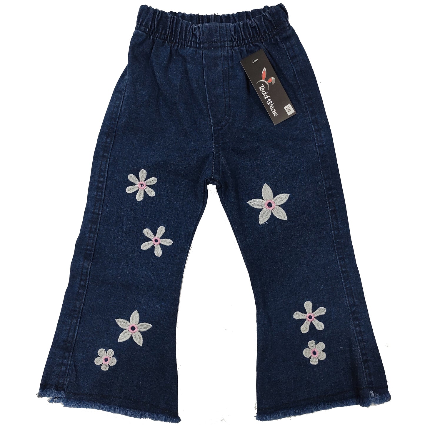 Girls Embroidered Jeans