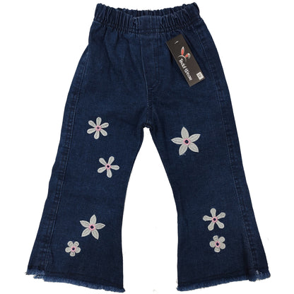 Girls Embroidered Jeans