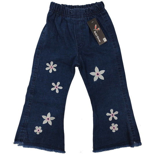 Girls Embroidered Jeans