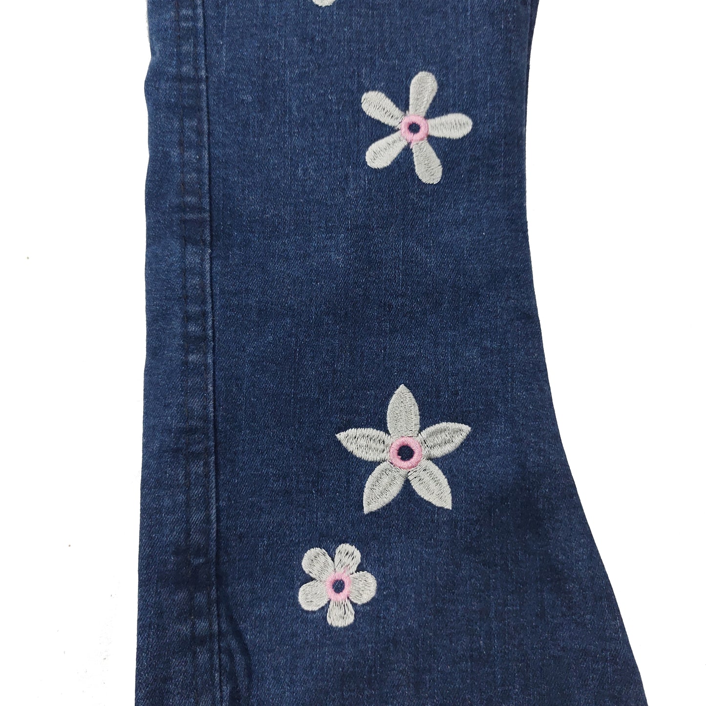 Girls Embroidered Jeans