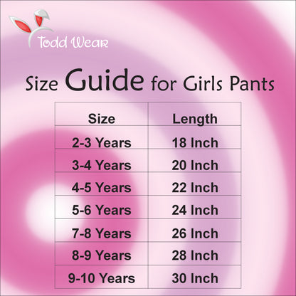 Girls Embroidered Jeans Cargo Pant